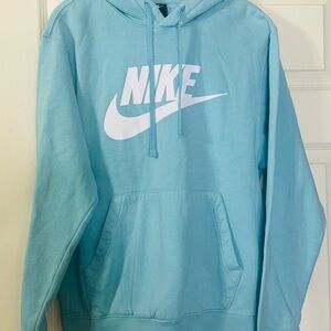 Nike Men's Sky Blue Pullover Hoodie never worn